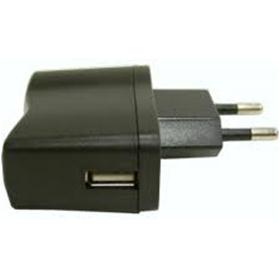 Alimentatore USB Nakatomy P.SUP.05B-BL Caricatore USB da utilizzare a qualsiasi presa a muro. OUTPUT 5V  2000mA